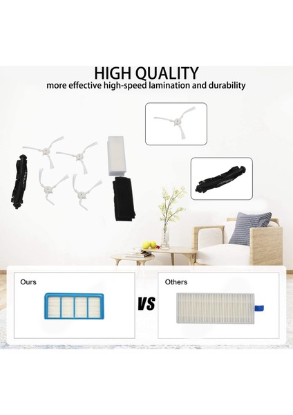 Ana Fırça Rulo Fırça Yan Fırça Hepa Filtre 360 S6 Robotik Süpürge Yedek Parça Aksesuarları (Yurt Dışından) fırsatları