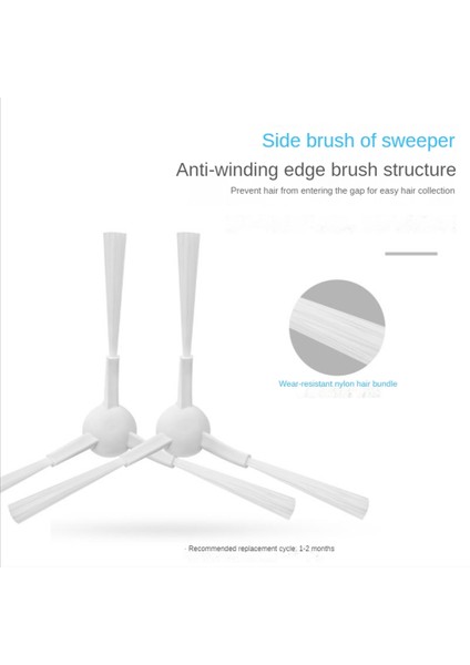 Ana Yan Fırça Paspas Bezi Hepa Filtre Q11 Robtic Elektrikli Süpürge Robotu Için Yedek Parça Aksesuarları (Yurt Dışından)