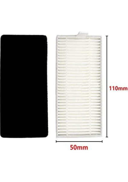 X500 EXVAC660 Robot Süpürge Aksesuarlarıyla Uyumlu Yedek Parçalar, 4 Hepa Filtre 4 Yan Fırça (Yurt Dışından) indirimleri