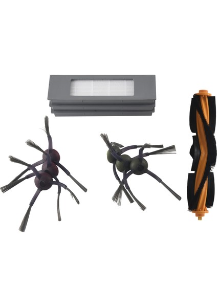 Deebot Ozmo 950 920 Elektrikli Süpürge Parçaları Için Silindir Yan Fırça Sünger Filtre Kiti, 1xroller Fırça, 3xfilters, 3xsponges, 6xside Fırçalar (Yurt Dışından)