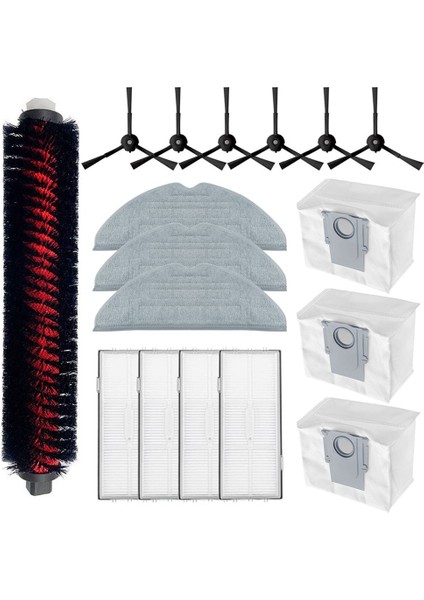 S8 Pro Ultra/s8+/s8 Vakum Aksesuarları Dock Kendi Kendini Temizleyen Yan Fırça Paspas Bezleri Hepa Filtreler Toz Torbaları (Yurt Dışından) indirimleri