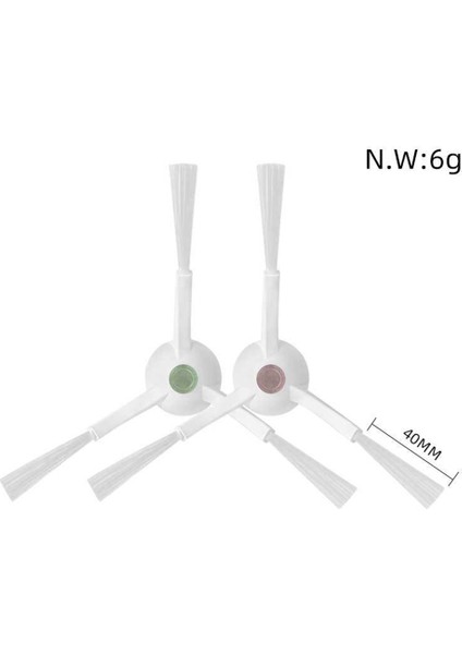 Ana Yan Fırça Hepa Filtre Paspas Toz Torbası Yedek Parçalar Deebot X1S Pro / T10S Pro T10 Turbo X1OMNI/TURBO (Yurt Dışından)