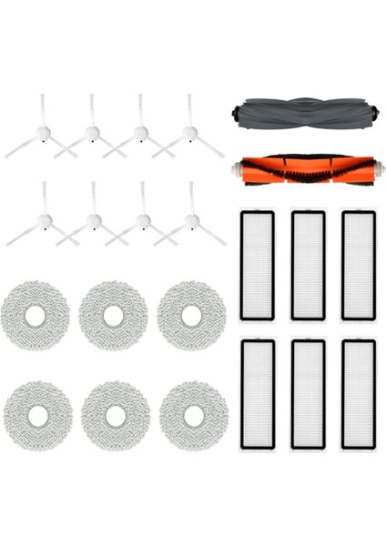 Ana Yan Fırça Hepa Filtre Paspas Bezi Bot L10S ULTRA/S20/S10 PRO/B101CN/X10 Robot Süpürge (Yurt Dışından)