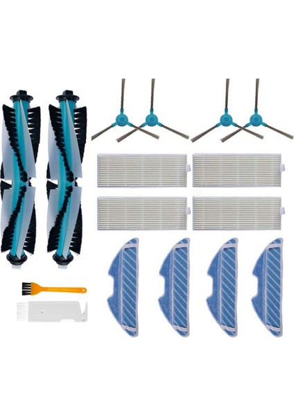 Yedek Parçalar 1290 1390 1590 Robotlu Süpürge Ana Silindir Fırça Yan Fırça Hepa Filtre Paspas Bezi Aksesuarları (Yurt Dışından)