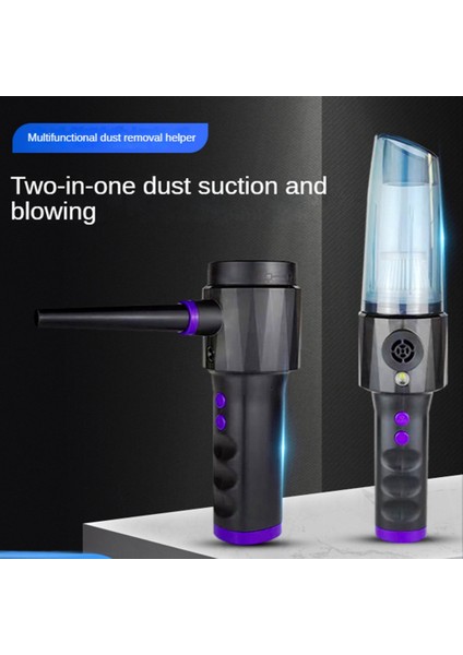 2 In 1 Taşınabilir Araba Elektrikli Süpürge El Toz Toplayıcı Ev Araba Çok Fonksiyonlu Bilgisayar Klavye Toz Giderme (Yurt Dışından)