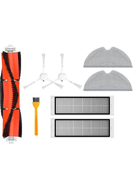 Hepa Filtre 1c 1t F9 Robotik Elektrikli Süpürge Aksesuarları Paspas Bezi Ana Yan Fırça Ev Için (Yurt Dışından)