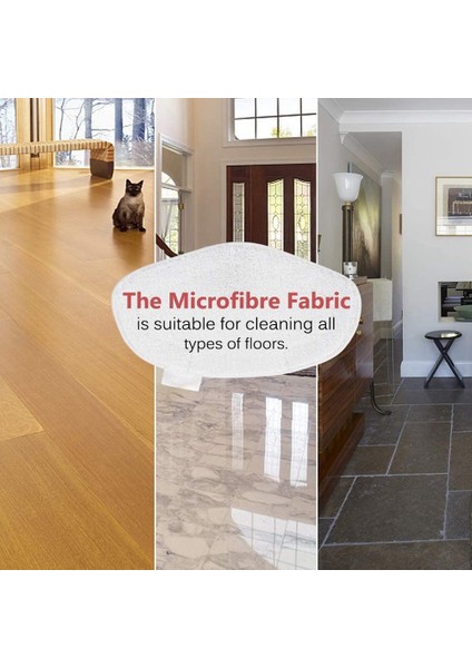 PAEU0332 Elektrikli Süpürge Için 5 Yıkanabilir Buharlı Paspas Pedlerinin Değiştirilmesi, Beyaz (Yurt Dışından) modelleri