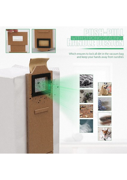 S7 T7S T7S Plus Elektrikli Süpürge Için S7 Toz Torbasının Değiştirilmesi Için Fırçalı 15 Paket Vakum Torbası (Yurt Dışından)
