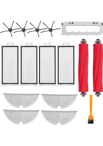 Max / Max+ / T8 Elektrikli Süpürge Yedek Parçaları Için Ana Yan Fırça Hepa Filtre Paspas Bezi Kapağının Değiştirilmesi (Yurt Dışından)