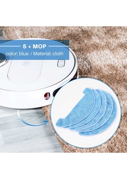 10 Adet/grup Elektrikli Süpürge Parçaları Paspas Bezi Chuwi Ilife A4 Robotik Temizleyici (Yurt Dışından) fırsatları