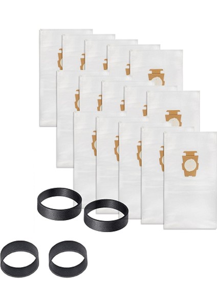 15PACK 204814 Elektrikli Süpürge Torbası, Vakum Torbaları Için 205811 Stil F,204811,204814,TÜM Nesil G+4belts Için (Yurt Dışından) fiyatları