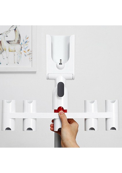 Delik Delmesiz Depolama Braketi V11 Elektrikli Süpürge Depolama Rafı Kör Tapa Tasarım Tutucu Aksesuarları Standı (Yurt Dışından)