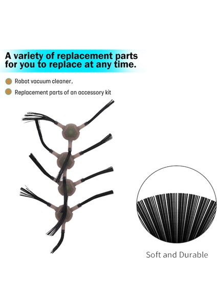 Gui xulian Ömür Boyu Hepa Filtre Kenar Fırça Aksesuarlarını Değiştirin K2 K4 M210 M210S M210B M213 Robotlu Süpürge (Yurt Dışından)