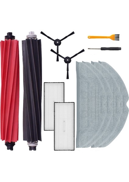 S8 / S8 + / S8 Pro Ultra Ana Yan Fırça Paspas Bezi Hepa Filtre Robotlu Süpürge Yedek Parçaları (Yurt Dışından)