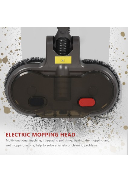 Elektrikli Paspas Kafası V7 V8 V10 V11 Su Tankı Paspas Pedleri ile Akülü Elektrikli Süpürge Aksesuarları (Yurt Dışından)