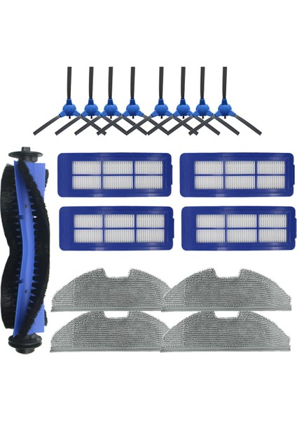 Robovac G10 Hibrit Elektrikli Süpürge Seti Seti Karışık Parça Yedek Aksesuarlar Için Filtre Yan Fırça (Yurt Dışından)