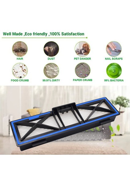 3 Adet Elektrikli Süpürge Filtreleri Bağlı D Serisi D5 D70 D75 D80 70E D85 Yıkanabilir Hepa Filtre Değişimi (Yurt Dışından)