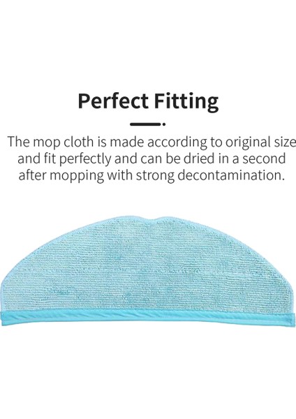 4 Adet 9090 Robotlu Süpürge Yıkanabilir Paspas Bezi Yedek Parçalar Temizleme Paspas Bezi (Yurt Dışından) indirimleri