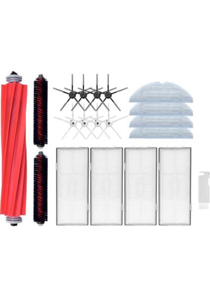 S7 Maxv Ultra / S7 Maxv PLUS/G10S /G10S Pro Robotlu Süpürge Aksesuarları Kiti Için 20 Adet Yedek Parçalar (Yurt Dışından) fırsatları