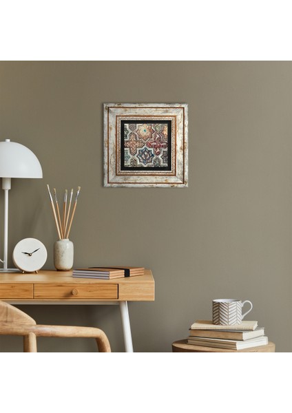 Stone Etnik Desen Çerçeveli Taş Duvar Tablosu – Dekoratif Modern Sanat, Ev ve Ofis Dekoru |TK1-379| modelleri