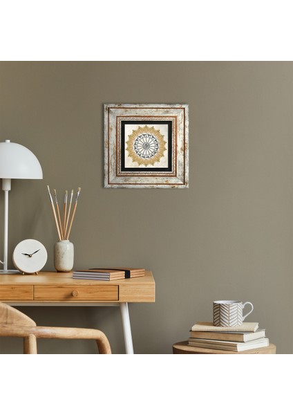 Şems Suresi Taş Duvar Tablosu Çerçeveli Duvar Dekoru Wall Art T1-205