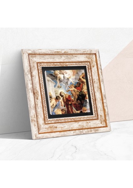 Aziz Stephen Üçlemesi Antik Roma Serisi Taş Duvar Tablosu Çerçeveli Duvar Dekoru Wall Art T1-39