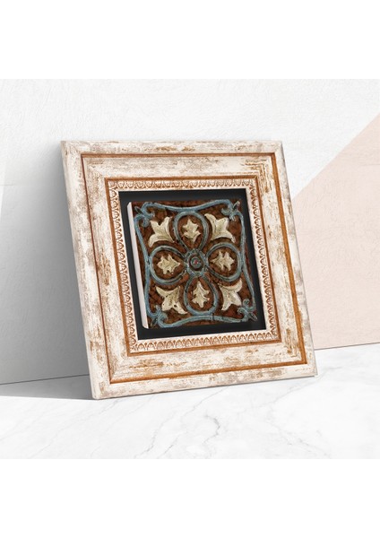 Desen Taş Duvar Tablosu Çerçeveli Duvar Dekoru Wall Art T1-101