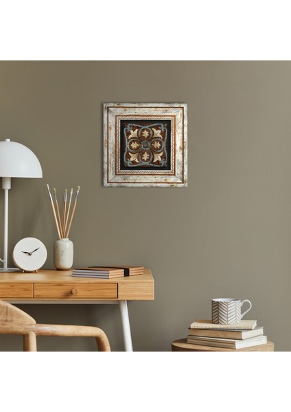 Desen Taş Duvar Tablosu Çerçeveli Duvar Dekoru Wall Art T1-101