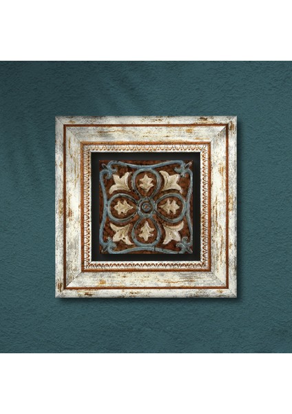 Desen Taş Duvar Tablosu Çerçeveli Duvar Dekoru Wall Art T1-101