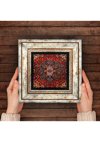 Desen Taş Duvar Tablosu Çerçeveli Duvar Dekoru Wall Art T1-232