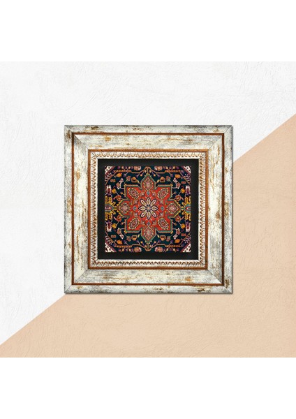 Desen Taş Duvar Tablosu Çerçeveli Duvar Dekoru Wall Art T1-233