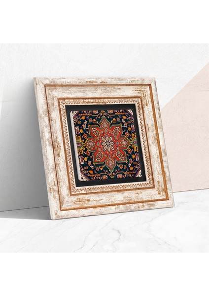 Desen Taş Duvar Tablosu Çerçeveli Duvar Dekoru Wall Art T1-233