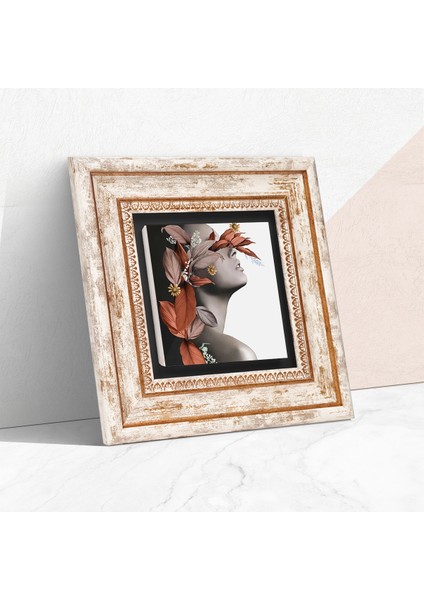 Bahar Düşü Serisi Taş Duvar Tablosu Çerçeveli Duvar Dekoru Wall Art T1-43