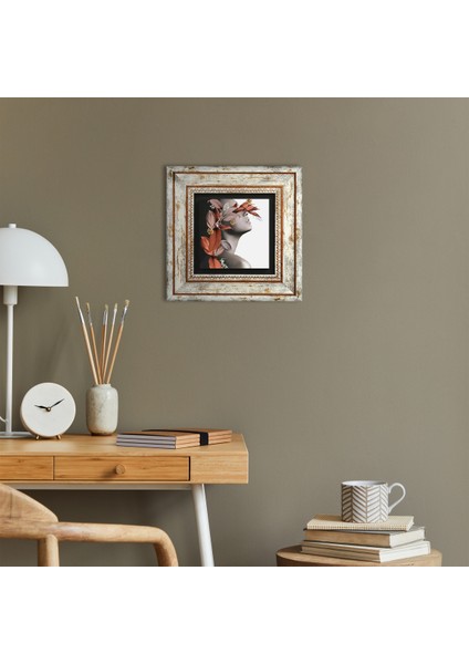Bahar Düşü Serisi Taş Duvar Tablosu Çerçeveli Duvar Dekoru Wall Art T1-43