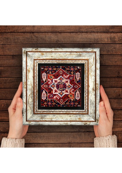 Desen Taş Duvar Tablosu Çerçeveli Duvar Dekoru Wall Art T1-48