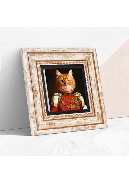 Patili Ekselanslar Taş Duvar Tablosu Çerçeveli Duvar Dekoru Wall Art T1-269