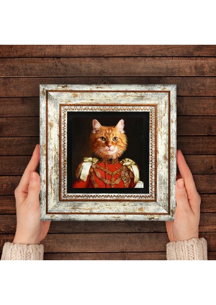 Patili Ekselanslar Taş Duvar Tablosu Çerçeveli Duvar Dekoru Wall Art T1-269