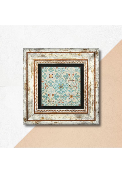 Desen Taş Duvar Tablosu Çerçeveli Duvar Dekoru Wall Art T1-75