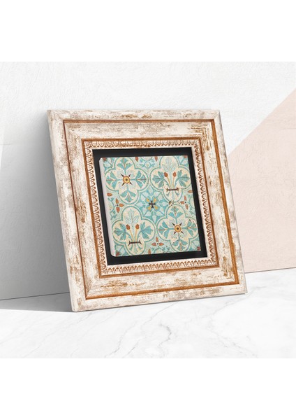 Desen Taş Duvar Tablosu Çerçeveli Duvar Dekoru Wall Art T1-75