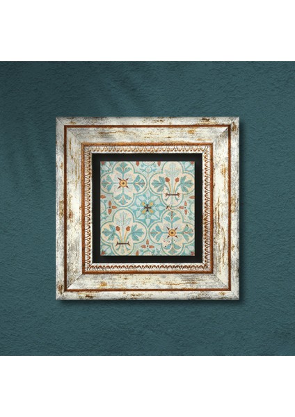 Desen Taş Duvar Tablosu Çerçeveli Duvar Dekoru Wall Art T1-75