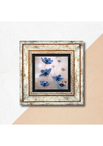 Kelebeğin Rüyası Taş Duvar Tablosu Çerçeveli Duvar Dekoru Wall Art T1-94