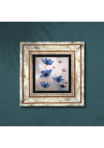 Kelebeğin Rüyası Taş Duvar Tablosu Çerçeveli Duvar Dekoru Wall Art T1-94