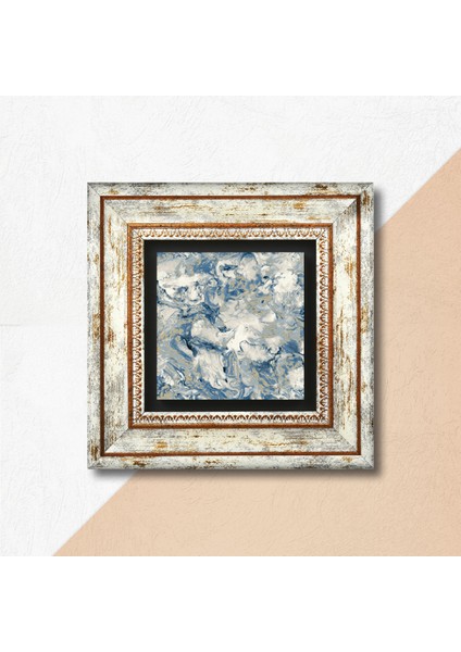 Desen Taş Duvar Tablosu Çerçeveli Duvar Dekoru Wall Art T1-95