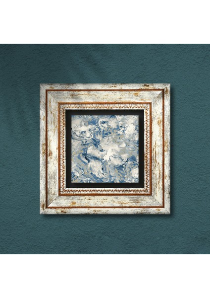 Desen Taş Duvar Tablosu Çerçeveli Duvar Dekoru Wall Art T1-95