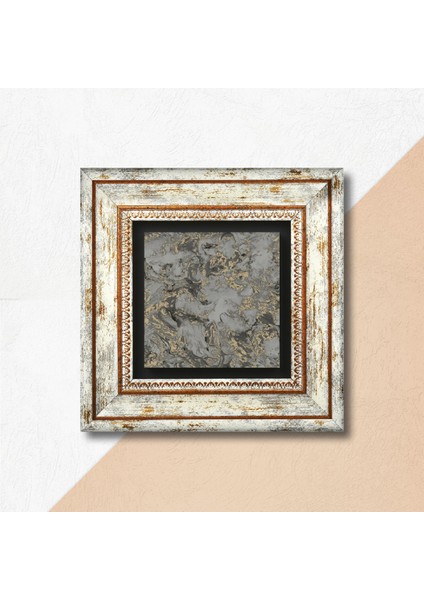 Desen Taş Duvar Tablosu Çerçeveli Duvar Dekoru Wall Art T1-97