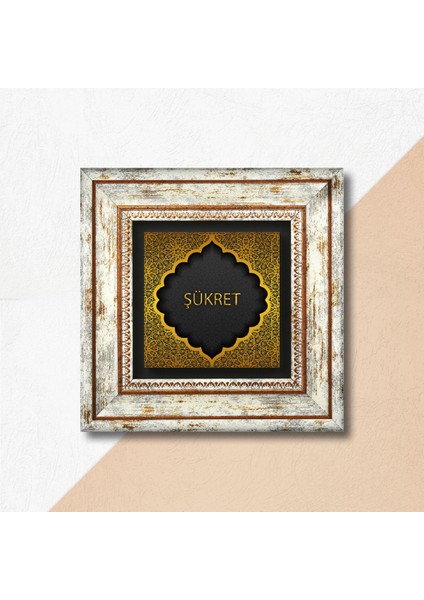 Şükret Taş Duvar Tablosu Çerçeveli Duvar Dekoru Wall Art T1-146