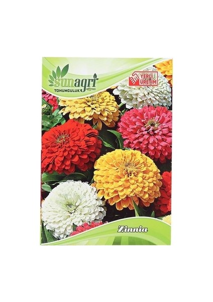 Zinnia Çiçeği Tohumu - 25 Adet