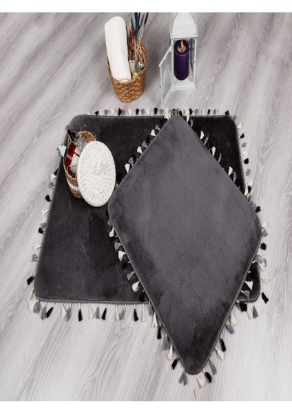 Modern Dekoratif Multi Saçaklı Klozet Takımı 60X100