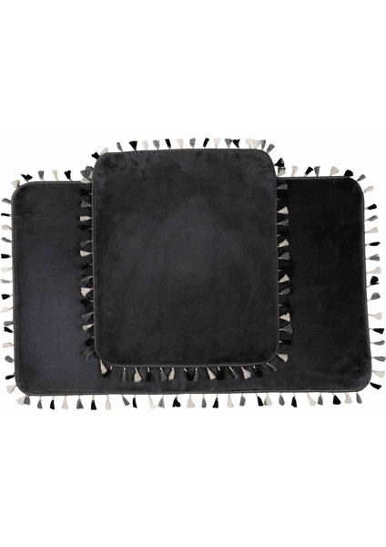 Modern Dekoratif Multi Saçaklı Klozet Takımı 60X100 modelleri