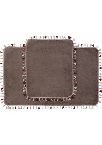 Modern Dekoratif Multi Saçaklı Klozet Takımı 60X100 modelleri